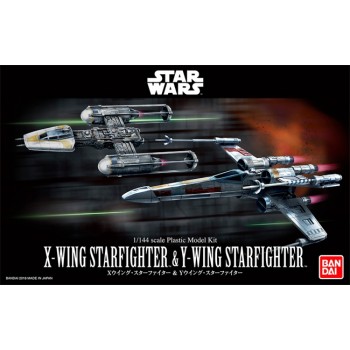 STAR WARS X-WING STARFIGHTER & Y-WING STARFIGHTER E1/144 BANDAI