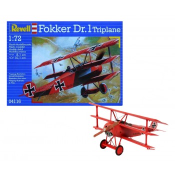 TRIPLANO FOKKER DR.1, I GUERRA MUNDIAL E1/72