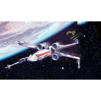 STAR WARS, CAZA X-WING DE LUKE SKYWALKER (FACIL MONTAJE)