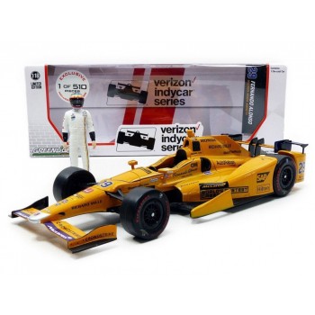 FERNANDO ALONSO MCLAREN HONDA INDY CAR 2017 CON FIGURA E1/18