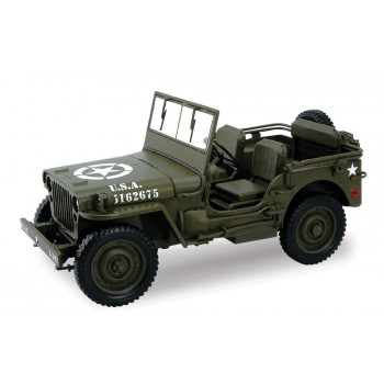 JEEP WILLYS US ARMY 1942 1/4 TON. E1/18 VERDE