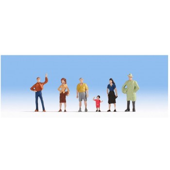 FIGURAS PINTADAS (grupo de musica,6 figuras) E/HO