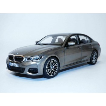BMW 330i PACK M 3 SERIES G20 2019 E1/18 gris