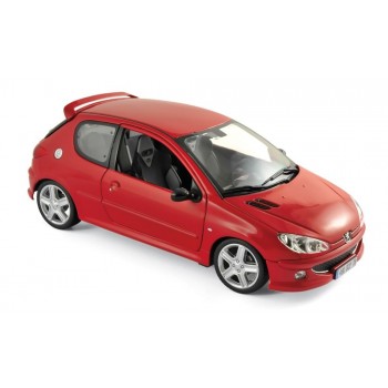 PEUGEOT 206 RC 2003 E1/18 ROJO