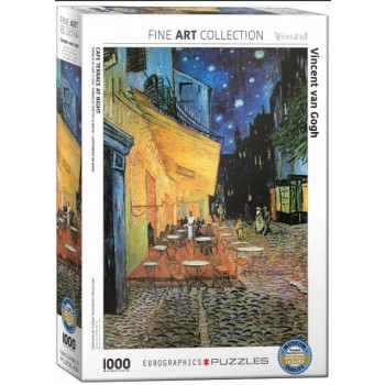 PUZZLE terraza de cafe por la noche 1000 PIEZAS (Vincent van Gogh)