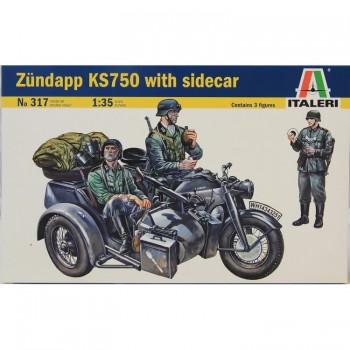 ZÜNDAPP KS750 CON SIDECAR E1/35