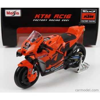 KTM -RC16 TECH3 KTM FACTORY RACING TEAM N 9 MOTO GP 2021 DANILO PETRUCCI E1/18