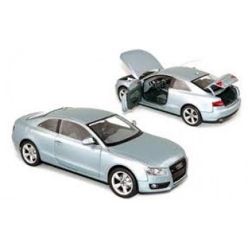 AUDI A5 COUPE E1/18 AZUL-PLATEADO