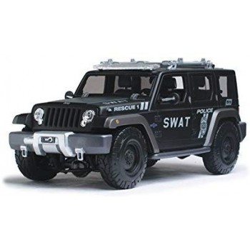 JEEP RESCUE CONCEPT POLICE SWAT E1/18 NEGRO