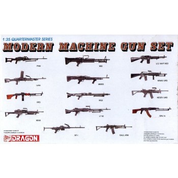 MODERN MACHINE GUN SET E1/35