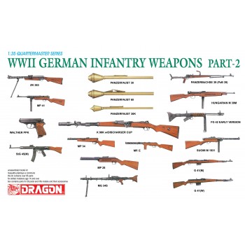 WWII GERMAN INFANTRY WEAPONS PART 2 E1/35