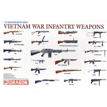 ARMAS DE GUERRA DE INFANTERIA - GUERRA DE VIETNAM E1/35