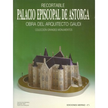 RECORTABLE PALACIO EPISCOPAL DE ASTORGA (GAUDI) E1/200