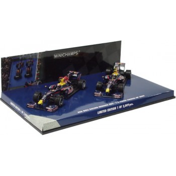 RED BULL RACING RENAULT RB5 1-2 FINISH CHINESE GP 2009 E1/43