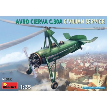 Avión Avro Cierva C30 A Civilian Service E1/35