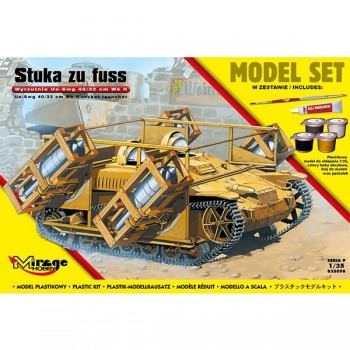 Lanzador ´STUKA zu FUSS´ UE-sWG 40 / 32cm Wk Fl E1/35(SET CON PINTURA,PEGAMENTO Y PINCEL)