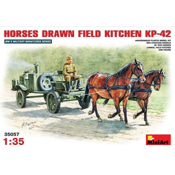 HORSES DRAWN FIELD KITCHEN KP-42 E1/35