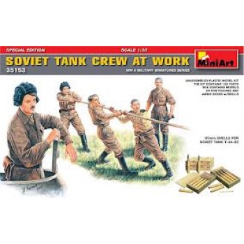 SOVIET TANK CREW AT WORK E1/35