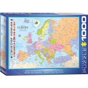 PUZZLE MAPA DE EUROPA 1000 PIEZAS