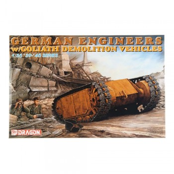 GERMAN ENGINEERS w/Goliath Demolition Vehicles E1/35