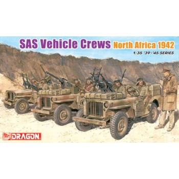 SAS VEHICLE CREWS NORTH AFRICA 1942 E1/35