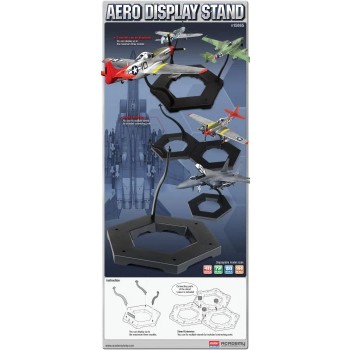 SOPORTE PARA MAQUETAS DE AEROMODELISMO TRANSPARENTE