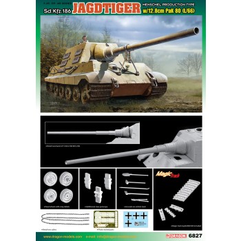 JADGTIGER W/12.8cm PaK.80 (L / 66) (Sd.kFZ.186) E1/35