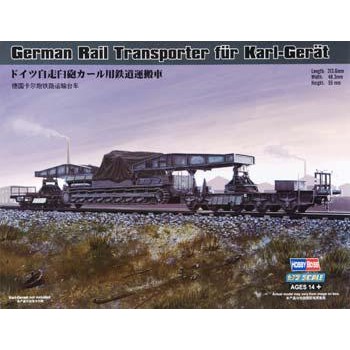 GERMAN RAIL TRANSPORTER FUR KARL-GERAT E1/72
