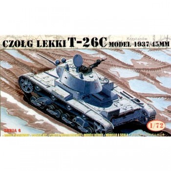 T-26C LIGHT TANK 1937-45 GUN 1/72