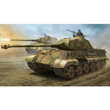 GERMAN Sd.Kfz.182 KING TIGER ``Porsche Turret`` con Zimmerit E1/35