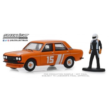 Datsun 510 4 puertas sedan con piloto de carreras (1970) E1/64