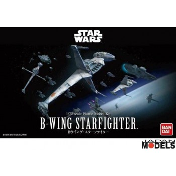 STAR WARS B-WING STARFIGHTER BANDAI E1/72