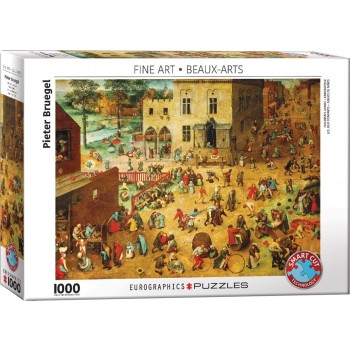 PUZZLE Juegos infantiles 1000 PIEZAS Bruegel the Elder, Pieter