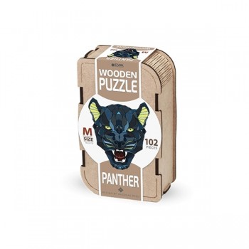 EWA Puzzle Pantera (M) 102 piezas caja de madera