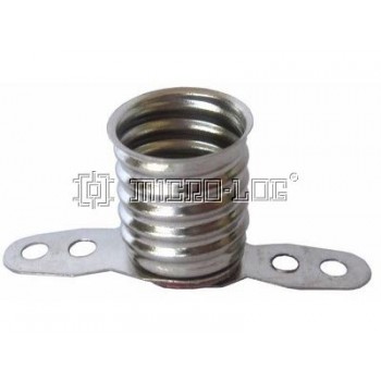 BASE DE BOMBILLA ROSCA E-10 METALICA EXP.5