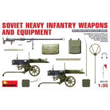 SOVIET HEAVY INFANTRY WEAPONS AND EQUIPAMENT E1/35