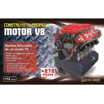 MOTOR DE COMBUSTION V8 ENGINE 270 piezas
