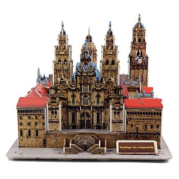 CATEDRAL DE SANTIAGO (SANTIAGO DE COMPOSTELA) - 157 PIEZAS 3D