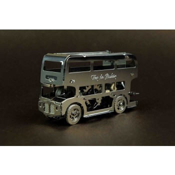 MAQUETA MECÁNICA DE METAL AUTOBUS DOS PISOS 79 piezas