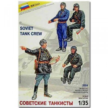 SOVIET TANK CREW E1/35