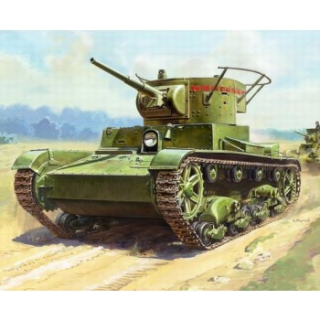 TANQUE LIGERO SOVIETICO T-26 mod. 1933 E1/35 (Calcas Españolas)