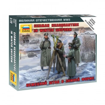 GERMAN HEADQUARTERS IN WINTER UNIFORM E1/72