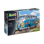 VW T1 SAMBA BUS FLOWER POWER E1/24