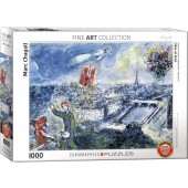 PUZZLE Vista de Paris 1000 PIEZAS (Chagall, Marc)