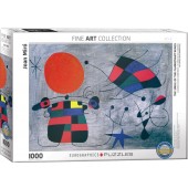 PUZZLE la sonrisa de alas flameantes 1000 PUZZLES (Joan Miró)