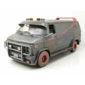 FURGONETA GMC Vandura a-Team Van (SERIE EQUIPO A -1983-87) E1/18 GRIS NEGRO SUCIA