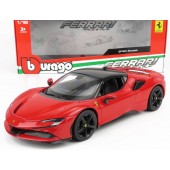 FERRARI SF90 STRADALE HYBRID 1000hp 2019 E1/18 ROJO