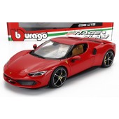 FERRARI 296 GTB HYBRID 830HP V6 2021 E1/18 ROJO