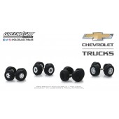 Auto Body Shop - Conjunto de llantas y neumáticos Series 2 - ``Chevrolet Trucks`` E1/64