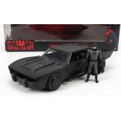 BATMAN BATMOBILE WITH FIGURE 2022  THE BATMAN MOVIE E1/24 (CON FIGURA)